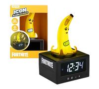 Paladone Fortnite Peely Alarm Clock - Officially Licensed Fortnite Product | Tap To Snooze Alarm Clock • Built In Night Light • Battery Powered • Fun Bedside Display • Fortnite Fan Gift