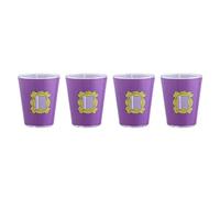 Paladone Friends TV Show Shot Glasses - Set of 4 - Monica's Door Photo Frame Friends TV Show Gifts