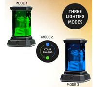 Paladone Grogu Holographic Light, 3D Laser-Etched Crystal The Mandalorian Model, Officially Licensed Star Wars Décor, Paladone