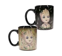 Paladone Groot Heat Change Mug - 300Ml (10.1 Fl Oz) Ceramic Mug for Coffee or Tea