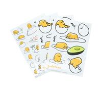 Paladone Gudetama Official Licensed Puffy Gadget Decals Includes 37 3D Anime Cartoon Lazy Egg Character, Gift and Accessory Decor