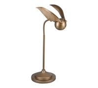 Paladone Harry Potter Golden Snitch Desk Lamp - Officially Licensed | 40cm Posable Lamp Design • Golden Snitch Inspired Styling • Three Light Modes With USB Power