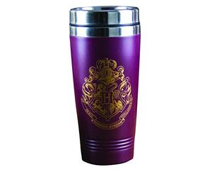 Paladone Harry Potter Hogwart Crest Travel Mug - Officially Licensed, Stainless Steel Cup for Hot and Cold Beverages 450ml (15 oz)