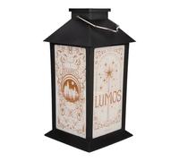 Paladone Harry Potter Hogwarts Printed Solar Lantern, Outdoor Use with Carry Handle, Dusk-to-Dawn Sensor, Officially Licensed