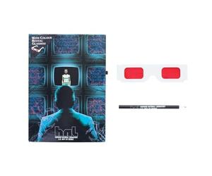 Paladone Hawkins Lab Colour Change Notebook and Pencil | Stranger Things Merchandise Journal or School Supplies, Multicolor (9878)