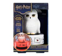 Paladone Hedwig Motion Sensor Room Guard and Night Light, Officially Licensed Harry Potter LED Lamp and Security Alarm for Kids Bedrooms, Teenagers, Home, Gift for Potterheads