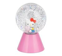Paladone Hello Kitty LED Glitter Ball, Officially Licensed Colour Changing Light-Up Snow Globe for Kids, Teens, Girl, Women Sanrio Gifts, Compact Design