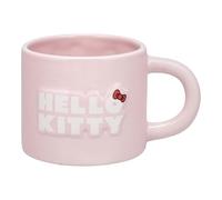 Paladone Hello Kitty Mug - Officially Licensed Sanrio Product | 400ml Ceramic Mug • Embossed Hello Kitty Character Details • Stylish Pastel Pink Finish