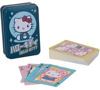 Paladone Hello Kitty Official Licensed Card Gift Set with Playful Collectors Tin, Anime Cartoon Cat Playing Cards Game for Girls and Women