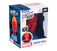Paladone Human Torch Icon Light, 13 cm Size, Red