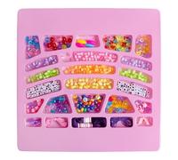 ILY DIY Jewellery Making Kit for Girls 500+ Beads, Friendship Thread, Earring Clips & More - Make Necklaces, Bracelets & Earrings Creative Craft Kit for Parties, Sleepovers & Gifts| Paladone