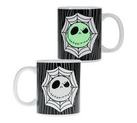 Jack Skellington Glow in The Dark Mug - Officially Licensed Disney Collectible Gift for Nightmare Before Christmas Fans, Ceramic Tea Cup, 300 ml (10 fl oz) | Paladone