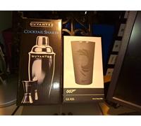 Paladone 007 James Bond Black Drinking Glass, 450ml