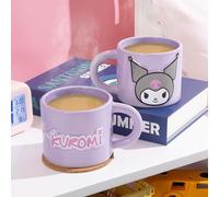 Paladone Kuromi Purple Mug, Officially Licensed Sanrio Hello Kitty & Friends 400ml Large Ceramic Coffee Cup for Tea & Hot Chocolate, Kawaii Gift for Girls, Women, Teenagers