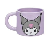 Paladone Kuromi Purple Mug, Officially Licensed Sanrio Hello Kitty & Friends 400ml Large Ceramic Coffee Cup for Tea & Hot Chocolate, Kawaii Gift for Girls, Women, Teenagers