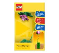 Paladone LEGO® Flower Clip Light, Officially Licensed LEGO® Merchandise | Warm White and Cool White Modes, Flexible Neck Design, Battery Powered Light, Clip-On Reading Lamp