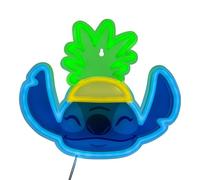 Paladone Lilo & Stitch Pineapple LED Neon Wall Light, Officially Licensed Disney Lamp with Power Cord for Home, Bedroom, Living Space, Gift for Movie Fans