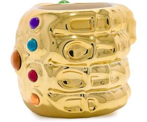 Paladone |Marvel Avengers Infinity Thanos Gold Gauntlet Ceramic Coffee Mug | Officially Licensed Disney Marvel Merchandise | Collectors Item | Superhero Novelty Gifts | Drinkware