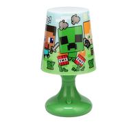 Paladone Minecraft Colour Phasing Table Lamp, Officially Licensed RGB LED Night Light for Kids and Gamers, Pop Culture and Gaming Merchandise