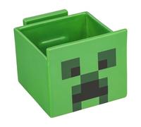 Paladone Minecraft Creeper Ceramic Streaming Snack Bowl with Phone Holder, Officially Licensed Kitchenware Gaming Gifts for Boys, Girls, Kids and Adults