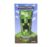 Minecraft Creeper Glass Tumbler - Officially Licensed Drinkware for Cold Beverages, Gift for Gamers 400ml (14 fl oz) | Paladone, Green