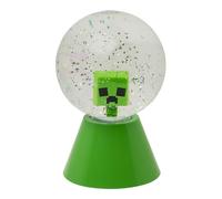 Paladone Minecraft Creeper LED Glitter Ball, Officially Licensed Colour Changing LED Snow Globe for Kids and Teens, Gaming Merchandise, Compact Design, Green