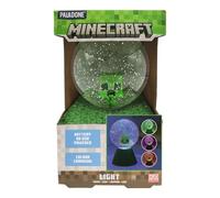 Paladone Minecraft Creeper LED Glitter Ball, Officially Licensed Colour Changing LED Snow Globe for Kids and Teens, Gaming Merchandise, Compact Design