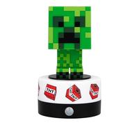 Paladone Minecraft Creeper Motion Sensor Room Guard and Night Light, Officially Licensed LED Lamp and Security Alarm for Kids Bedrooms, Teenagers, Home, Gift for Gamers