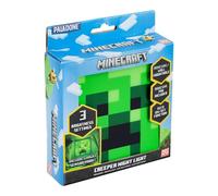 Minecraft Paladone Creeper Night Light, Night Sensor Function, Portable, Adhesive Backing for Wall Placement, Officially Licensed Gift and Bedroom Decor Fans