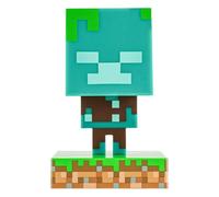 Paladone Minecraft Drowned Zombie Mini Icon Light, Officially Licensed Lamp for Kids Bedrooms, Gaming Rooms and Home