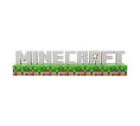 Paladone Minecraft Logo Light - Officially Licensed Merchandise, 2 Modes, Battery Or Usb Operated, Bedroom Or Game Room Decor For