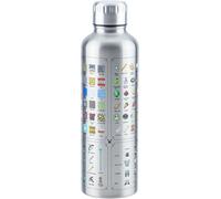 Paladone Inventory Water Bottle Silver Kids
