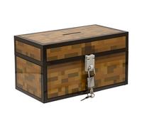 Minecraft Officially Licensed Chest Money Box, Gaming Room Decor and Merchandise for Boys and Girls, Piggybank Gift Accessory for Playroom and Bedroom | Paladone