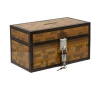 Minecraft Officially Licensed Chest Money Box, Gaming Room Decor and Merchandise for Boys and Girls, Piggybank Gift Accessory for Playroom and Bedroom | Paladone