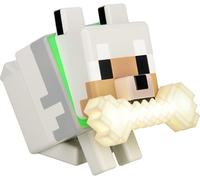 Paladone Minecraft Wolf GloBuddies 3D Colour Changing Light, Officially Licensed LED Night Lamp, Tap to Change Colour, Gaming Merchandise, Battery Powered