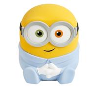 Minions Bob SquishyGlo Silicone Night Light, Officially Licensed Soft Touch Rechargeable Lamp with Auto-Off Timer for Bedrooms & Home, Kids & Adults| Paladone