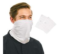 Paladone Neck Gaiter Face Cover with 2 Removable Face Mask Filters, Adult Size White