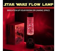 PALADONE OFFICIAL STAR WARS GLITTER FLOW LAMP NIGHT MOOD LIGHTING 33 cm
