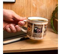 Paladone One Piece Wanted Straw Hat Pirates Heat Changing Mug 350ml, Officially Licensed Anime Merchandise, Coffee Cup for Hot Drinks, Tea, Hot Chocolate, Gift for Pop Culture Fans