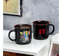 Paladone Pennywise TV Screen Heat Change Mug, 350ml Officially Licensed IT The Movie Ceramic Coffee Cup for Tea & Hot Chocolate, Gift for Horror Film Fans