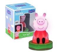 Paladone Peppa Pig Icon Light - Officially Licensed Free Standing Desk Light, Gaming Room Decor and Merchandise for Boys and Girls, Nightlight Gift Accessory for Playroom and Bedroom