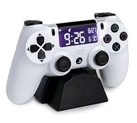 Paladone PlayStation 4 Controller Alarm Clock for Bedroom - Digital Display - Official Merchandise