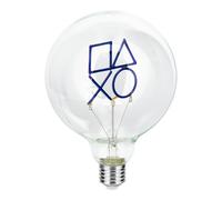 Paladone PlayStation Decorative LED Neon E27 Screw Bulb - Add to Any Edison Compatible Lamp, Officially Licensed Gaming Collectible Gift, for Bedrooms & Homes