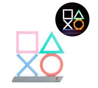 Paladone Playstation Icons XL | 3 Modes-Music Reactive Game Room Lighting | Eco-Friendly BDP Breakdown Plastic | Perfect for Home, Office and Bedrooms, 75 W, Multi-Colour