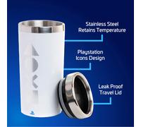 Paladone Playstation Travel Mug White 450ml 5th Gen