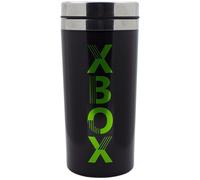 XBOX Travel Mug - Officially Licensed Drinks Flask, Keeps Drinks Hot and Cold, Novelty Gift for Gamers, Great for Commuting, 450ml (15 fl oz) | Paladone, Black