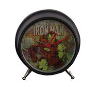 Paladone PP3438MC Marvel Comics Lenticular Classic Metal Bedside Alarm Clock