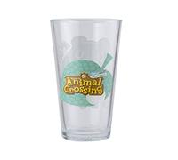 Paladone PP8478NN Animal Crossing Drinking Glass | Officially Licensed Nintendo Merchandise, Multicolored