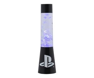 Paladone | Sony PlayStation Glitter Liquid Mood Light with Floating Controllers & Icons | Officially Licensed Sony PlayStation Merchandise | PS5 | Lava Lamp | Desk Lamp | Bedside Light | Gaming Decor