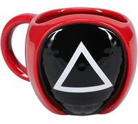 Paladone Squid Game Masked Men 3D Mug - Officially Licensed Netflix Merchandise, Featuring Hood and Triangle Mask, Gift for Squid Games Fans, 500 ml (16 fl oz)